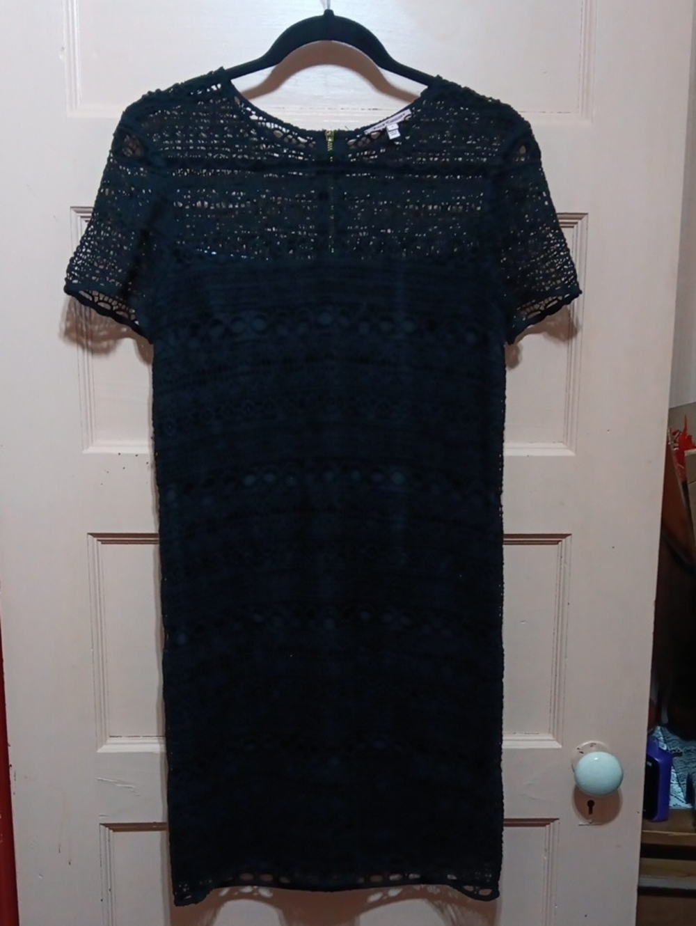 Juicy Couture Black Lace Overlay Dress